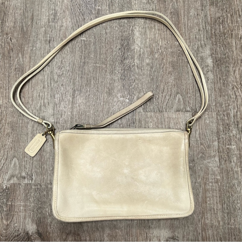 Vintage Coach Purse | Cream Color